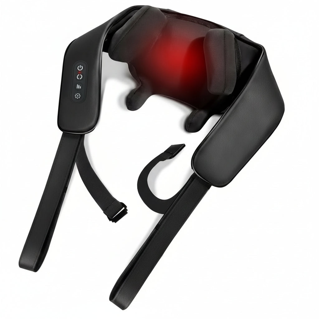 Neck Massager with Heat, Cordless Shoulder Massager, 4D Deep Kneading Shiatsu Shoulder and Neck Massage, Gift for Mother'S Day and Father'S Day